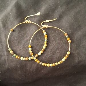 Any 3 for 21$ Elegant Beaded Hoop Earrings Any 3 pair for 21$